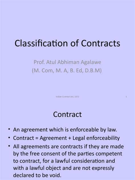 Types of Contracts | PDF