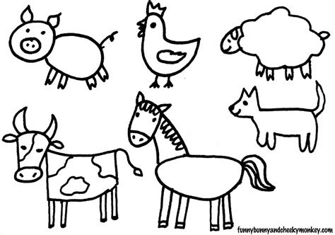 Farm Animal Drawing at GetDrawings | Free download