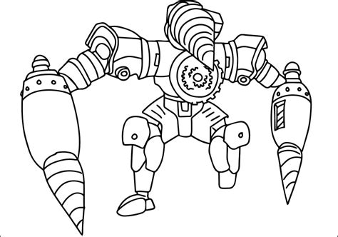 Titan Drill Man from Skibidi Toilet Multiverse coloring page - Download ...