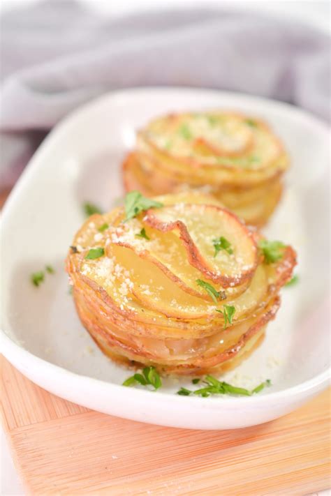 Sliced Potatoes in a Muffin Tin - Sweet Pea's Kitchen