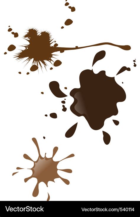 Mud splatter Royalty Free Vector Image - VectorStock