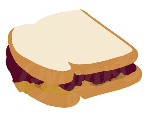 PBJ Svg Peanut Butter Jelly Sandwich Svg Peanut Butter Svg - Etsy