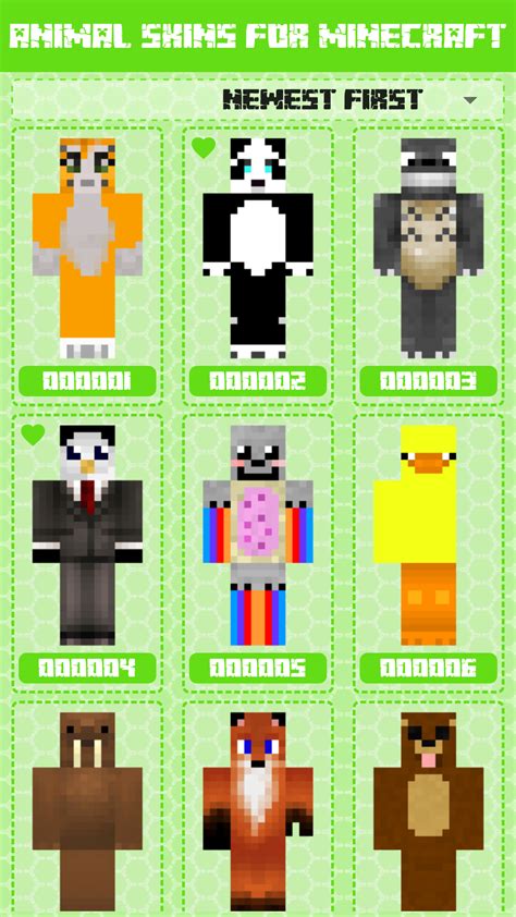 Animal Skins for Minecraft PE - App on the Amazon Appstore