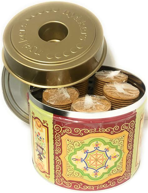 Nyakers Gingerbread Snaps Cookie Tin, Finest Ginger Snaps Original ...