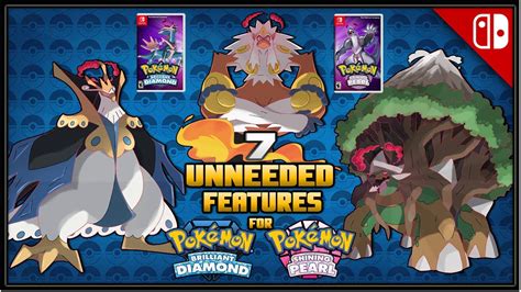 7 Unneeded Features for the New Pokémon Brilliant Diamond and Shining ...