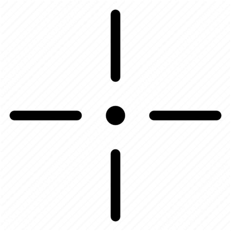 Crosshair Outline Svg Png Icon Free Download 17354