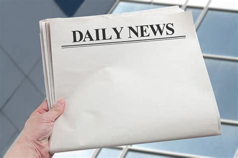 Blank Daily News Paper Custom Headline Template Memes - Imgflip