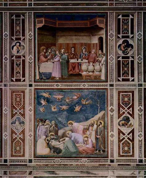 Fresco cycle in the Arena Chapel in Padua (Scrovegni Chapel), Overview ...