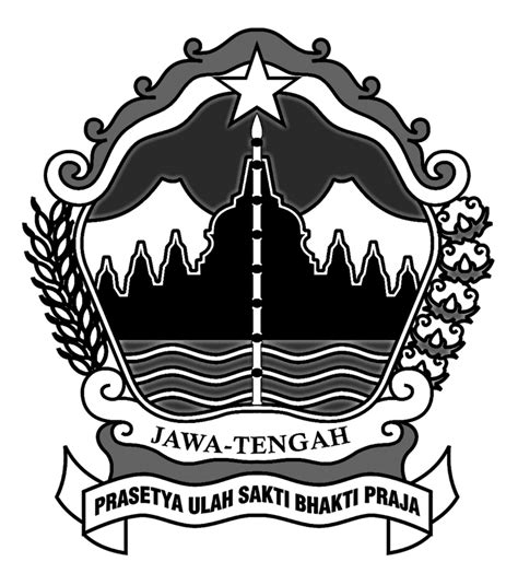 Logo Provinsi Jateng Jawa Tengah Hitam Putih HD – BAPPEDA Provinsi Jawa ...