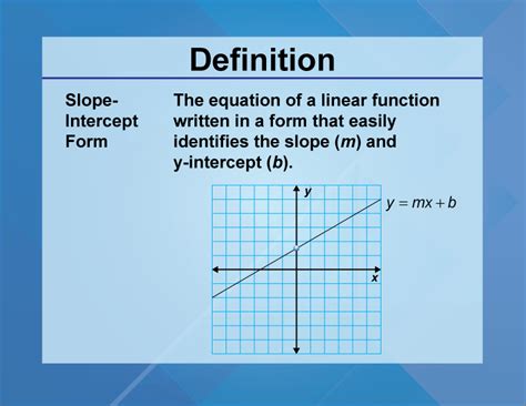 Slope Intercept Form: Definition & Practice Questions