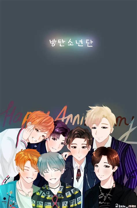 BTS Anime HD Wallpapers - Wallpaper Cave