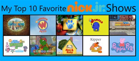 My Top 10 Favorite Nick Jr. Shows by MLPFan2009 on DeviantArt