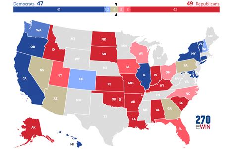 2022 Senate Election Forecast Maps - 270toWin