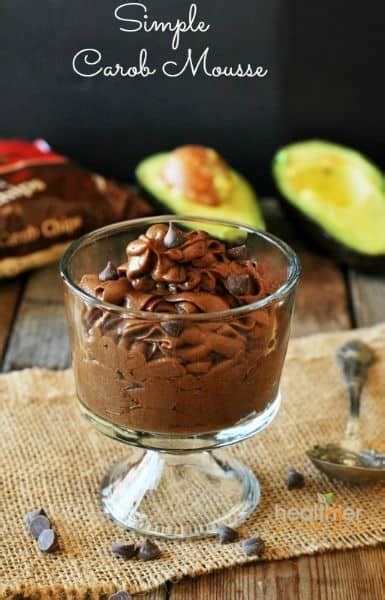 Simple Carob Mousse (Vegan) | Healthier Steps