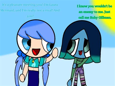 Laura Mermaid Meets Ruby Gillman by Cheyenne89Pictures on DeviantArt