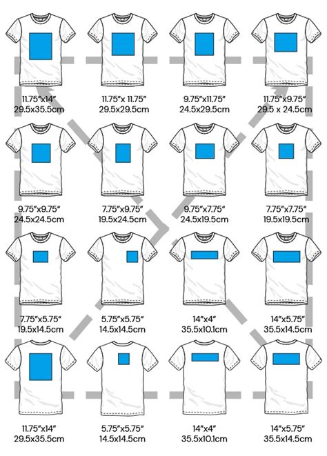 Design Sizes Guide - SmartPrintTransfers