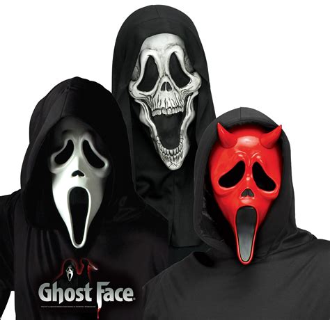 All of the Ghostface mask variations currently shown on Fun World's ...