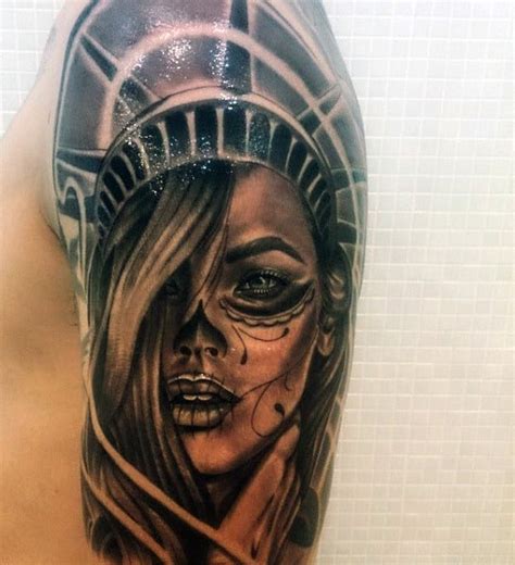 37+ Traditional Statue Of Liberty Tattoo - LebuhaniAlmas