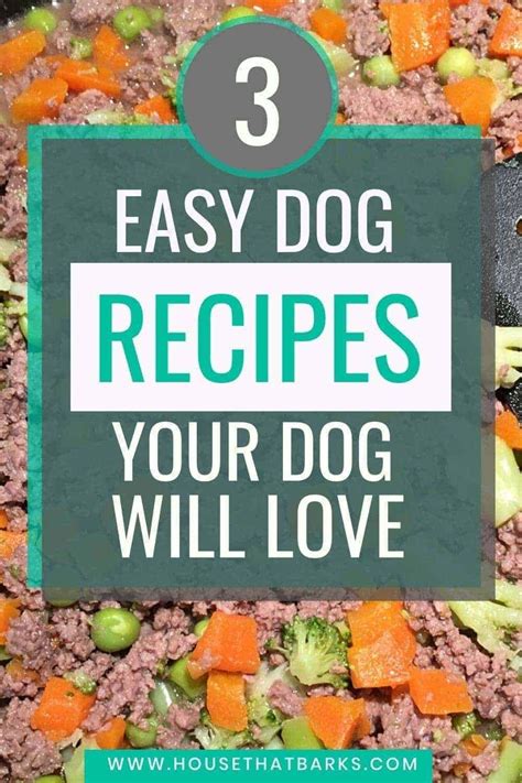 Homemade Dog Food Recipes Vet Approved | Recipe | Healthy dog food ...