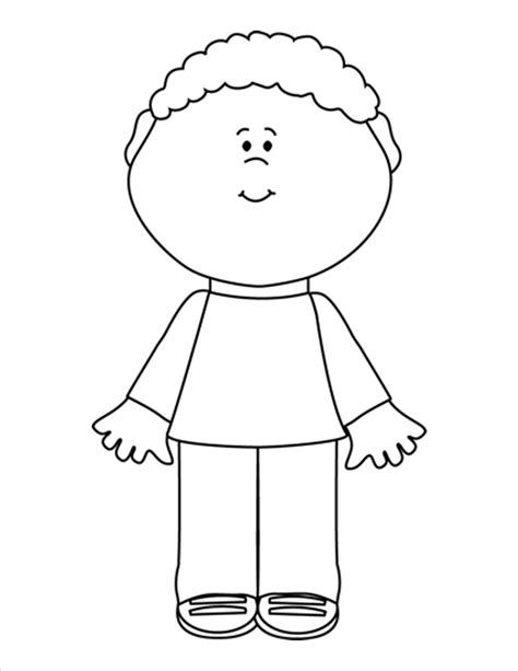 Free Kid Clipart Black And White, Download Free Kid Clipart Black And ...