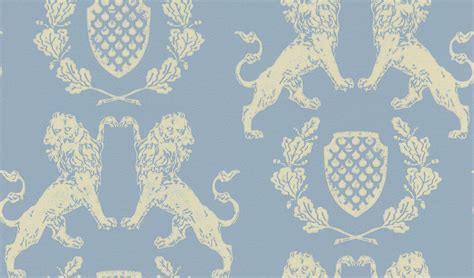 Heraldic Lion Wedgewood Blue by Barneby Gates - Wedgwood Blue ...