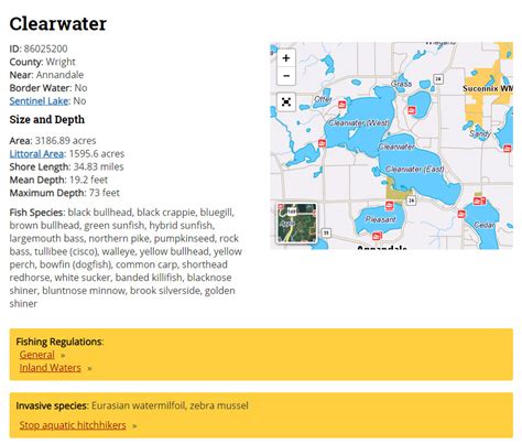 Mn Dnr Lake Maps - Map Of South America