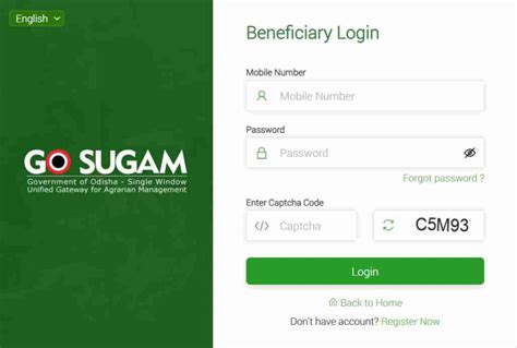 Odisha Go Sugam Portal: Beneficiary Registration, Login & Check Status