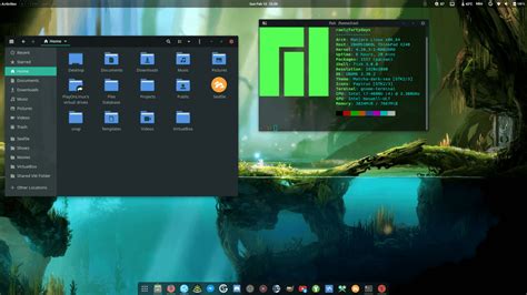 Beautiful Manjaro GNOME : ManjaroLinux