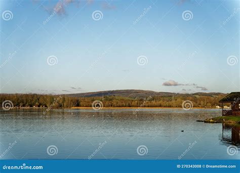 Pine Lake at Carnforth, Lancashire, UK Stock Photo - Image of landscape ...