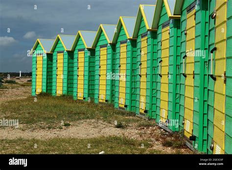 Beach huts at Littlehampton, West Sussex, UK Stock Photo - Alamy