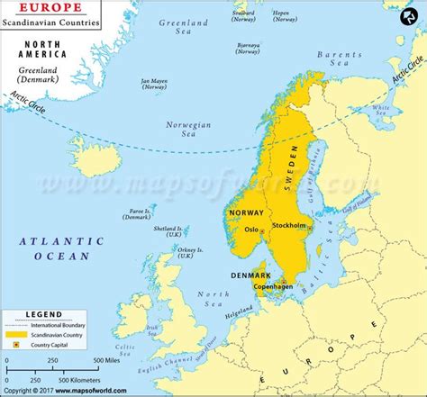 #Scandinavian #countries #map shows the countries that are located in ...