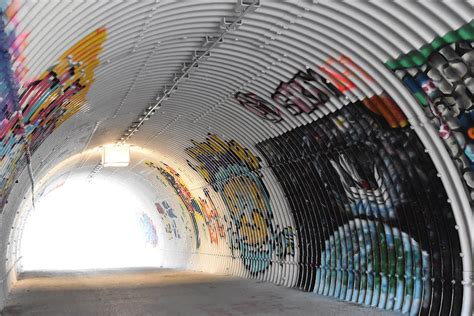 Street artists give Ruth Avenue tunnel a makeover — The Pearl