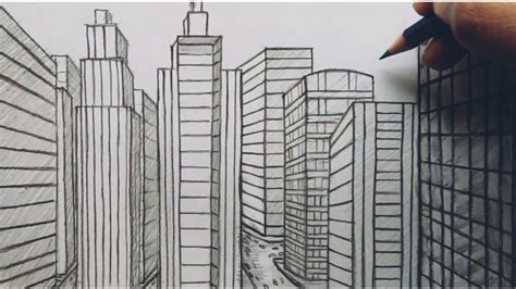 Simple Cityscape Drawing