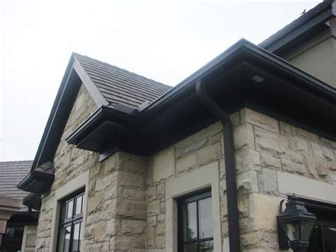 Black Aluminum Soffit, Fascia and Trough supplied by @Gentek | Outside ...