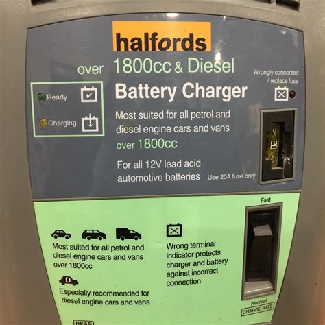 Halfords Battery Charger Over 1800cc & Diesel in WF2 Wakefield for £18. ...