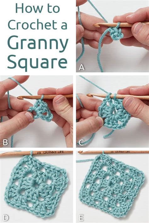 how to crochet a granny square in 3 easy steps - step by step instructions