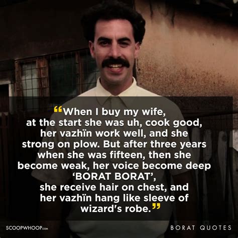 21 Not So Best Borat Quotes | 21 Funny Borat Quotes That Are Offensive