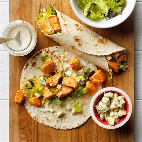 Spicy Buffalo Chicken Wraps Recipe: How to Make It | Taste of Home