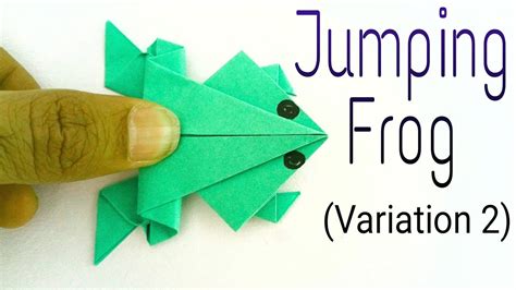 Origami ideas: Youtube Make Origami Jumping Frog