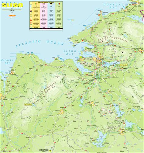 COUNTY SLIGO MAP (Shligigh)