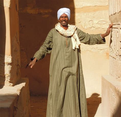 Egypt (Luxor) Another Egyptian man with traditional dress named ...