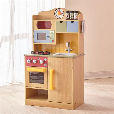 Teamson Kids Little Chef Wooden Play Kitchen with Accessories & Reviews ...