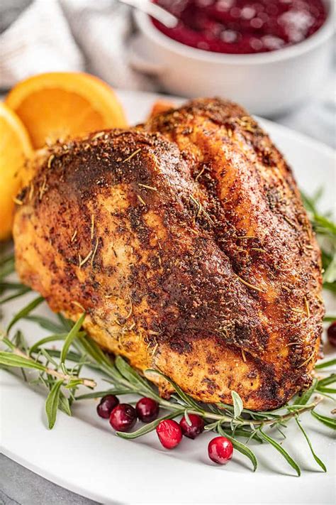 Simple Oven Roasted Turkey Breast - The Stay At Home Chef