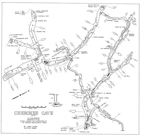 Map of Cherokee Cave : r/StLouis