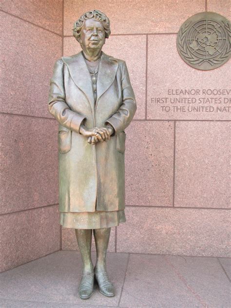 Eleanor Roosevelt sculpture, at the FDR memorial, Washington, D.C ...