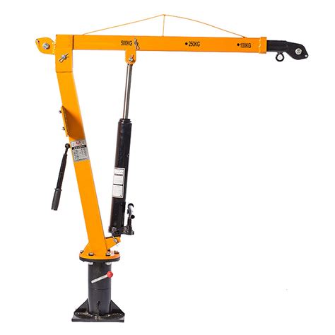 Buy QILIN 0.5 Ton Hydraulic Truck Cranes, Folding Air Hydraulic Engine ...