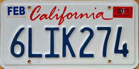 California | California license, License plate, License plate generator