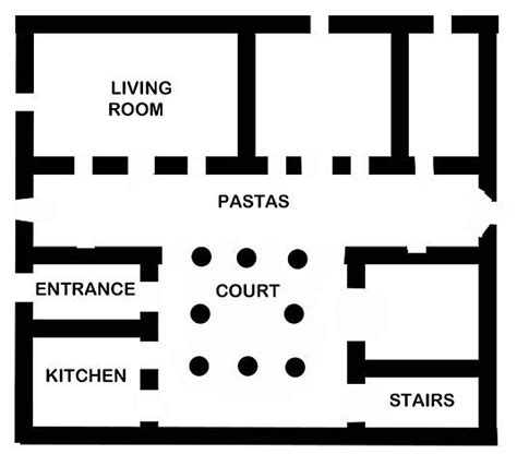 Ancient Greek House Floor Plan