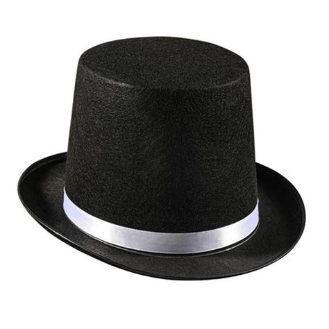 Dress Up America Tuxedo Top Hat - Adults - Silver : Target