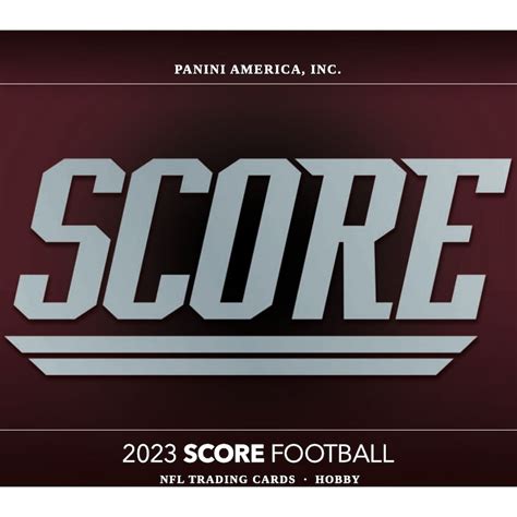 2023 Score Football Checklist, NFL Set Info, Boxes, Reviews, Date